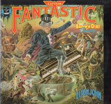 Elton John - Captain Fantastic And The Brown Dirt Cowboy (LP) (G+) - £14.97 GBP