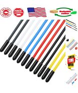 Universal Antenna Protection Set - 12 Colorful Tubes &amp; Caps for RC Vehicles - $23.90 CAD