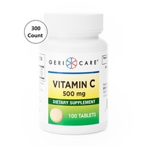Vitamin C 500 mg Tablet Geri-Care Dietary Vitamin Supplement Adult 300 Tabs - $24.49