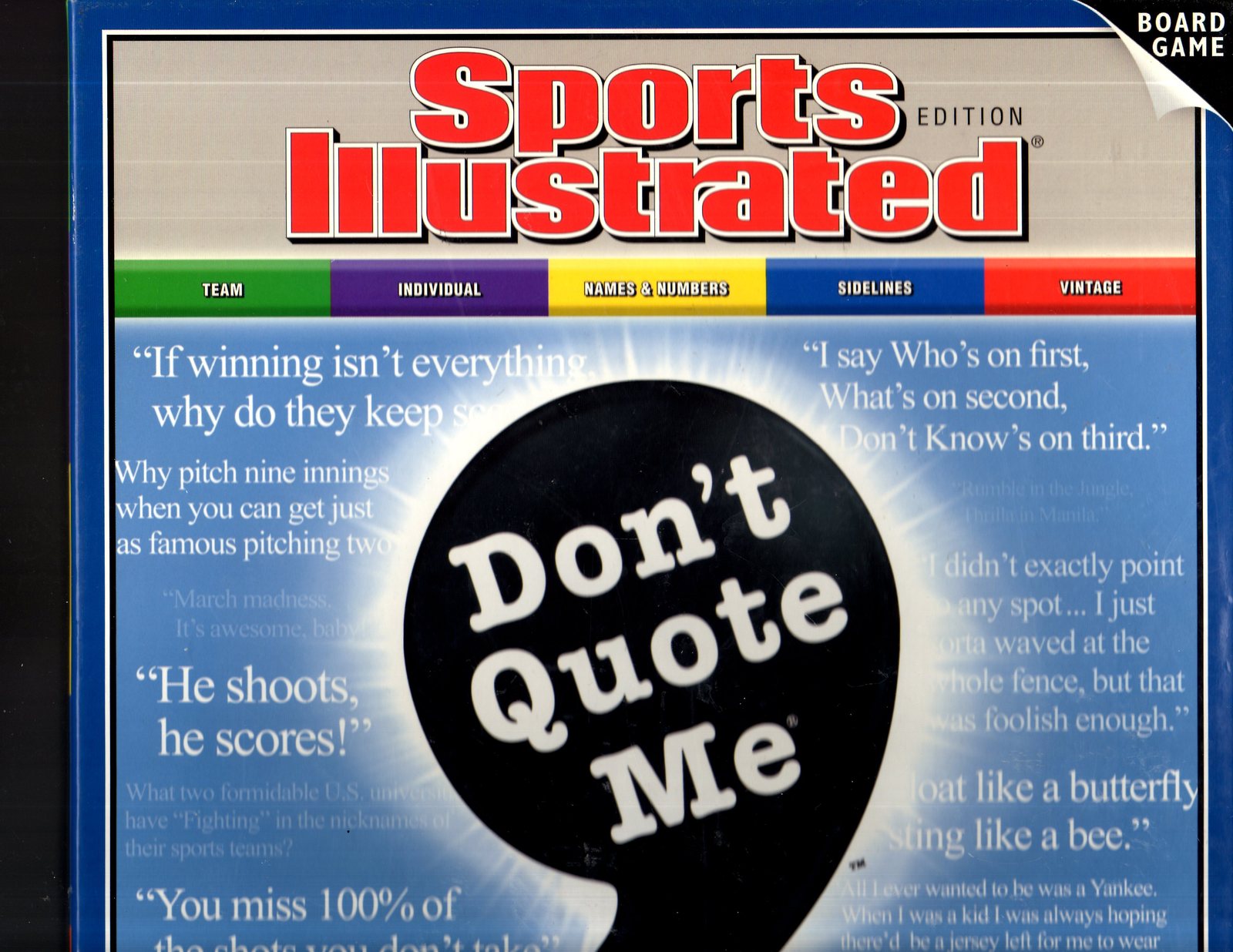 Board Game - Sports Illustrated   - $7.50
