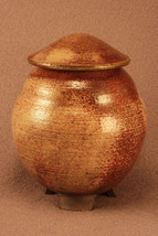 RAKU Unique Ceramic Pet Funeral Cremation Urn For Ashes #P0015 - £119.75 GBP