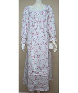 EILEEN WEST Long Sleeve Floral 100% Cotton Ballet Nightgown Gown Sm NEW ... - €42,81 EUR
