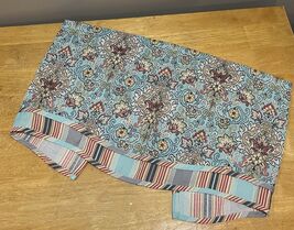 Traditions by Waverly Magic Carpet Teal Opal Valance 52x17&quot; Stripes - $20.69 CAD