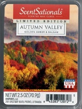 Autumn Valley ScentSationals Scented Wax Cubes Tarts Melts Potpourri Home Decor - $3.75