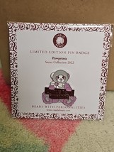 Charlie Bears Pawprints Secret 2022 Enamel pin badge limited edition to ... - $19.75