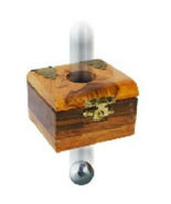 Steel Ball Thru Glass Penetration Box EXAMINABLE Cabala Dave Powell Magic C DEMO - $29.99