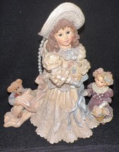 Yesterdays Child Figurine “Emily with Kathleen and Otis” 18E/3398 No Box - £7.02 GBP