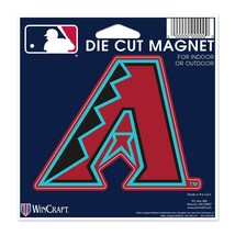 MLB Arizona Diamondbacks Teal 5 1/4&quot;X4 1/2&quot; Auto Die-Cut Magnet Logo by ... - $14.99