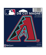 MLB Arizona Diamondbacks Teal 5 1/4&quot;X4 1/2&quot; Auto Die-Cut Magnet Logo by ... - £11.79 GBP