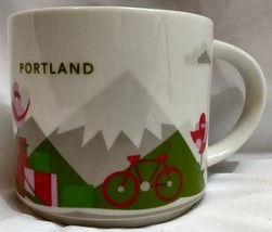 Starbucks 14 oz Coffee Portland You Are Here Mug Cup Collection 2014 Oregon - €11,08 EUR