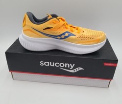 SAUCONY Womens 6.5 Ride 15 S10729-30 Gold Horizon Orange Yellow Running ... - £30.85 GBP