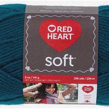 Teal Dreams: Red Heart Soft Yarn, Pack of 3 - Cozy, Soft, and Vibrant for Your C - £48.14 GBP