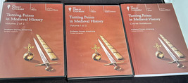 Turning Points in Medieval History Volume 1 &amp; 2 + Guidebook GREAT COURSE... - $19.75