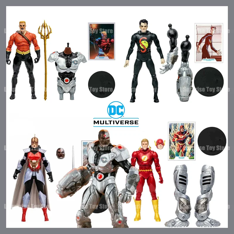 [In Stock] McFarlane Toys DC Multiverse Cyborg Rroject Superman Wonder Woman - £82.57 GBP+