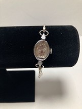 Vintage Women’s Watch, Handmade Sterling Silver Bracelet #24101 - $14.84