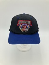 VTG NASCAR 50th Anniversary Embroidered Logo Snapback Hat Baseball Cap 1998 - £11.69 GBP