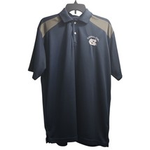 UNC Tar Heels Men&#39;s Athletic Performance Polo Shirt Navy Blue College Sp... - £13.01 GBP