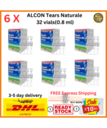 6 X ALCON TEARS NATURALE FREE 32 Vial 0.8ml LUBRICANT EYE DROPS  FREE SH... - £95.16 GBP