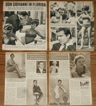 Juliet prowse 1960s clippings sexy photos magazine articles frank sinatra cinema - £4.41 GBP