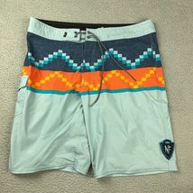 Vans Nathan Fletcher Board Shorts Multi Color Swim Suit Men&#39;s Size 36 - $17.10