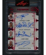2024 Leaf 8 Curry/Magic/Bird/Shaq/Nash/Erving/West/Thomas Octo Auto #1/3 - $3,959.99