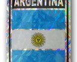 AES Wholesale Lot 12 Argentina Country Flag Reflective Decal Bumper Sticker - $12.88