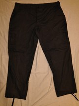 FADED DARK BLUE 100% COTTON XXX-LARGE REG CARGO  COMBAT UNIFORM PANTS TR... - $43.34
