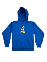 Walt Disney World Mickey Mouse Graphic Hoodie in Blue YOUTH Size Large P... - $18.69