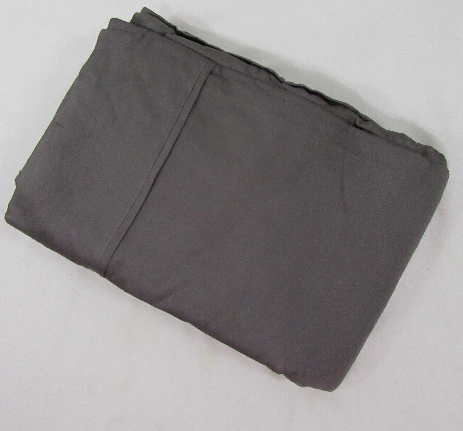 DKNY Solid Pewter Grey Cotton King Flat Sheet - $38.00