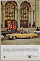 1966 Print Ad Cadillac 4-Door Cars Standard of the World - £10.05 GBP
