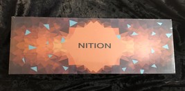 NITION Pro Hair Straightener 1 inch Argan Oil Tourmaline Ceramic Titanium  - £40.05 GBP