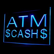 190052B ATM Cash Dollar Interactive Largest Latest Hot Convenient LED Light Sign - £17.72 GBP