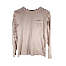 Ivory Ella Girls TShirt Size XS Long Sleeve Pink Gold Elephant - $14.99