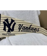 Vintage Mitchell &amp; Ness NY Yankees 1927 World Champions Pennant Great Co... - £67.25 GBP