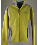 The North Face Yellow Full Zip Khumbu Fleece Womens Jacket Medium - £35.87 GBP