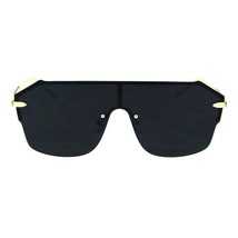 Womens Rimless Style Sunglasses Trendy Chic Mono Lens Shades UV 400 - £10.32 GBP