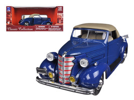 1938 Chevrolet Master Convertible Blue 1/32 Diecast Model Car by New Ray - £26.99 GBP
