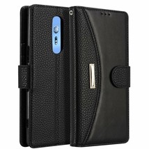 Wallet Holster Phone Case for Sony Xperia 1, Folding Flip Cases Protective Cover - £11.47 GBP