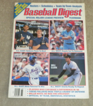 Baseball Digest Yearbook Preview 1988 Mays, Mattingly, Clark, Brett, Str... - £15.72 GBP
