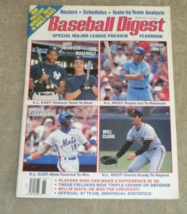 Baseball Digest Yearbook Preview 1988 Mays, Mattingly, Clark, Brett, Str... - £15.92 GBP