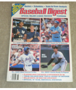 Baseball Digest Yearbook Preview 1988 Mays, Mattingly, Clark, Brett, Strawberry - £15.80 GBP