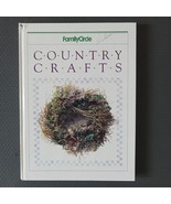 Country Crafts Family Circle Book HC with Flaw VTG 90s Art and Crafts Ideas - $25.95 CAD