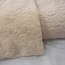 Vintage Terrisol towel set bath &amp; hand cream floral Brazil textured scul... - $26.00