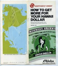 Northwest Orient Airlines How to Get More For Your Hawaii Dollar Booklet 1976 - £22.15 GBP