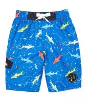 Maui and Sons Toddler Printed Swim Trunk Shorts Color Blue Size 4T - $32.50