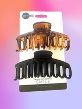 Gemelli Jenna Clip Set 2 Pack, Matte Black And Glossy Tortious Shell NWT... - £15.85 GBP