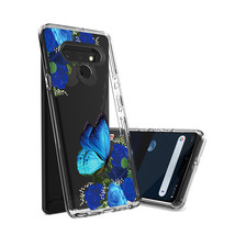 [Pack Of 2] Pressed dried flower Design Phone case for LG Stylo 6 In Blue - £20.14 GBP