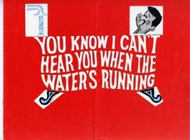 You Know I Can&#39;t Hear You When The Water&#39;s Running Souvenir Program Bracken - $18.79
