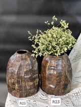 Vintage Pottery Flower Vase Handmade in Vietnam Ceramic vase H22cms - £69.29 GBP