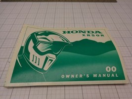 OEM Honda Owners Manual 2000 00   XR50R XR 50 R XR50            00X31-GEL-6001 - £19.77 GBP